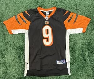 Youth Carson Palmer Cincinnati Bengals NFL Equipment Large Jersey Black Orange